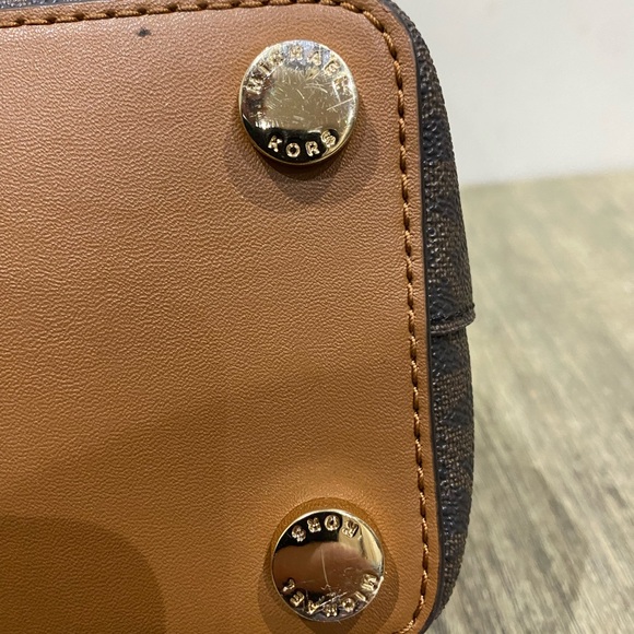 MICHAEL KORS Edith Small Logo Satchel C/W Cross Body Shoulder Strap - Picture 8 of 12